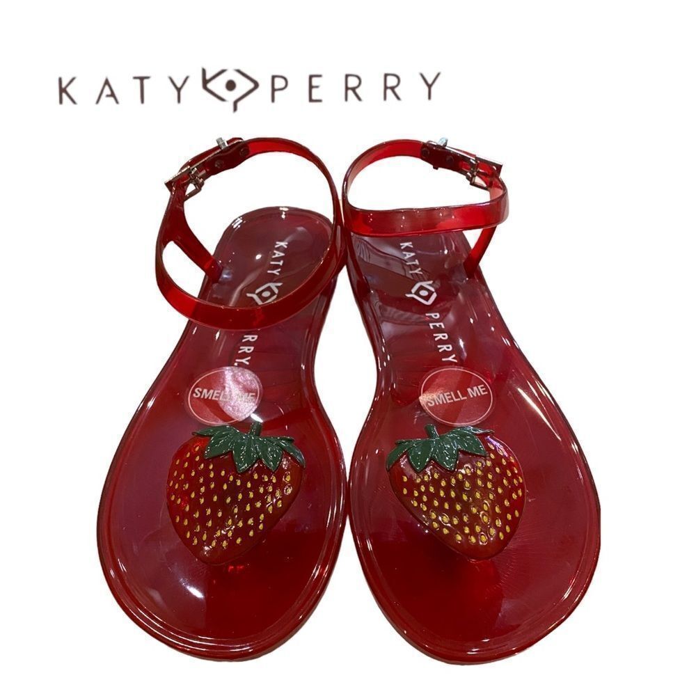 NEW in Box Katy Perry The Geli Cherry Women’s Sandals 5